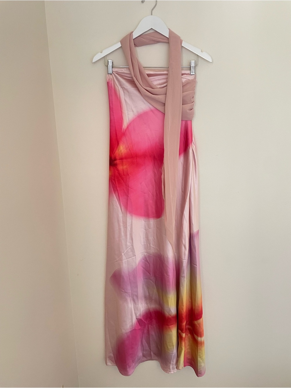 Peppermayo Pink One-Shoulder Floral Maxi Dress - Picture 4 of 7